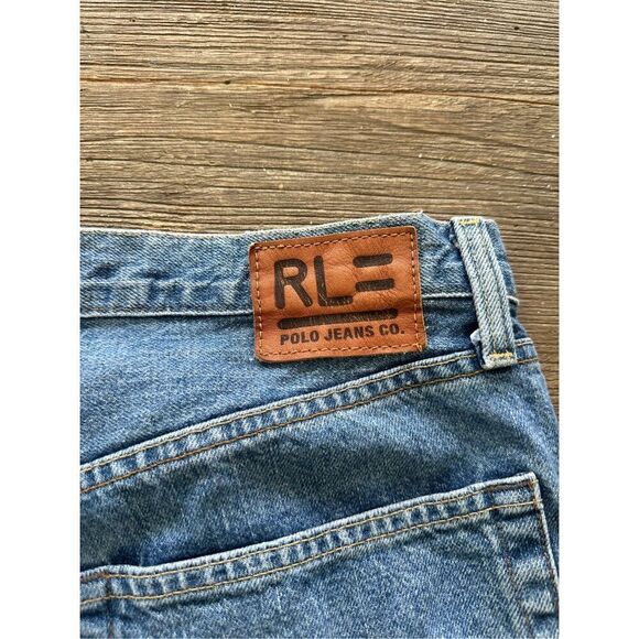Ralph Lauren Relaxed Fit Mens Blue Jeans, size 34 - Picture 3 of 11